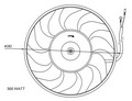 Вентилятор кондиционера Audi 100,А6(45) ОЕ 8A0959455